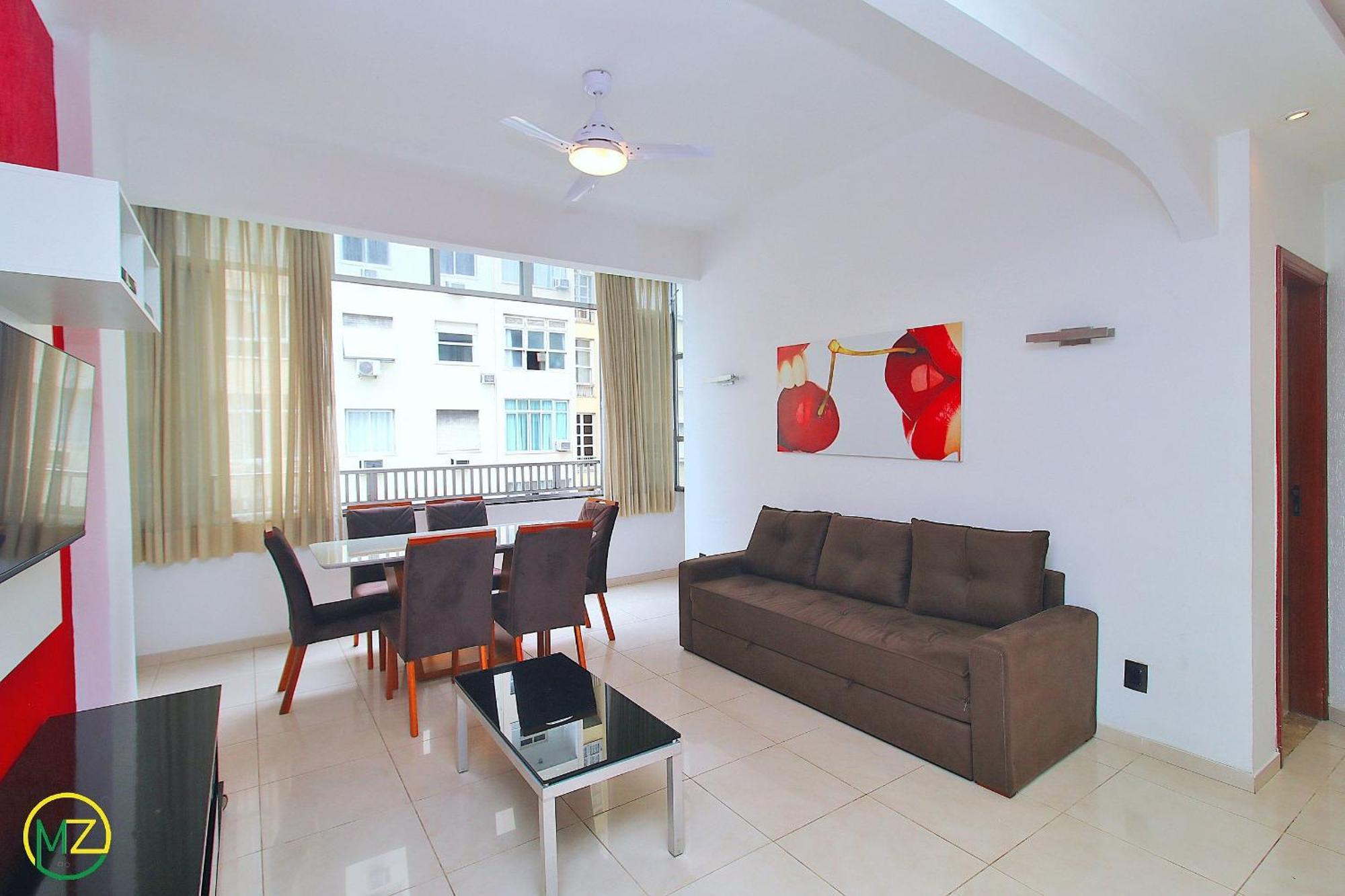 Moderno 3 Quartos Com Vista Mar No Posto 6 Rio de Janeiro Luaran gambar