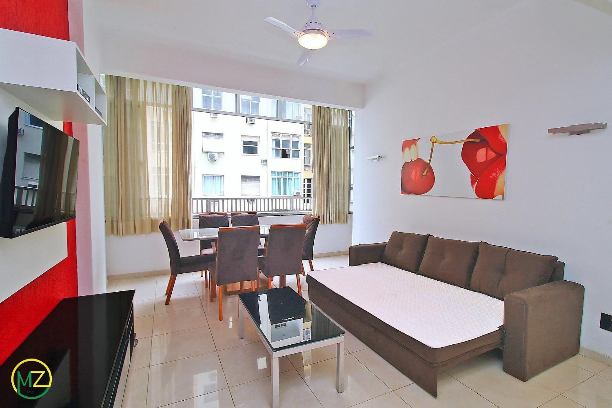 Moderno 3 Quartos Com Vista Mar No Posto 6 Rio de Janeiro Luaran gambar