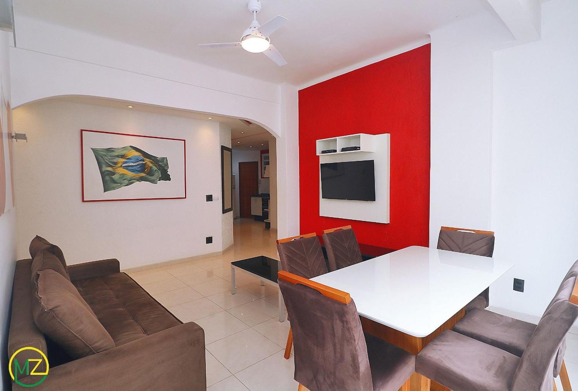 Moderno 3 Quartos Com Vista Mar No Posto 6 Rio de Janeiro Luaran gambar