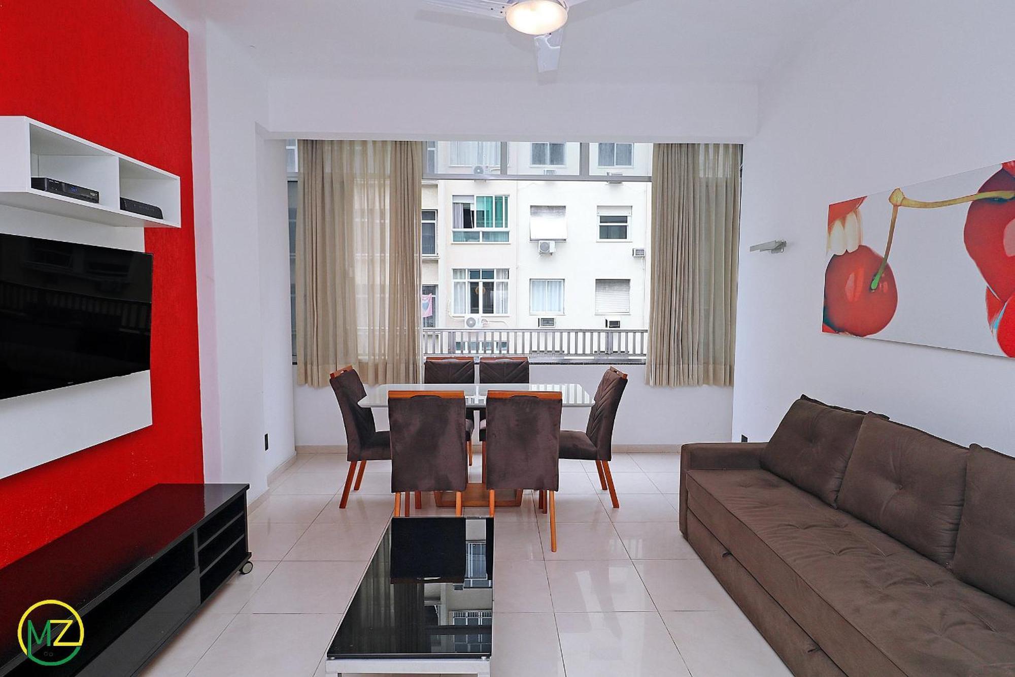 Moderno 3 Quartos Com Vista Mar No Posto 6 Rio de Janeiro Luaran gambar